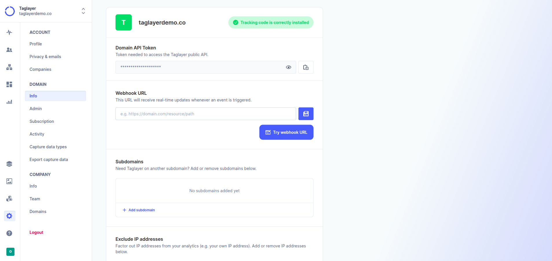 Taglayer Help Center